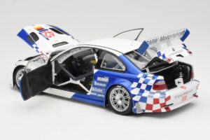 BMW M3 E46 GTR #42 J. Lehto / J. Muller ELMS 2001 Minichamps 1:18 100012192 Kov – obrázok 5 z 8