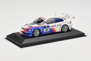 BMW M3 E46 GTR #42 P. Muller / J. Muller / H-J. Stuck / P. Lamy ADAC 24h Nurburgring 2004 Minichamps 1:43 BMW001 Kov – obrázok 2 z 4