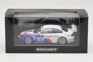 BMW M3 E46 GTR #42 P. Muller / J. Muller / H-J. Stuck / P. Lamy ADAC 24h Nurburgring 2004 Minichamps 1:43 BMW001 Kov – obrázok 4 z 4