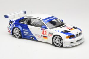 BMW M3 E46 GTR #43 D. Muller ALMS 2001 Minichamps 1:18 100012143 Kov – obrázok 6 z 8