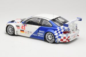 BMW M3 E46 GTR #43 D. Muller ALMS 2001 Minichamps 1:18 100012143 Kov – obrázok 7 z 8
