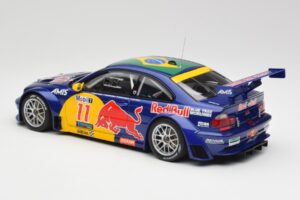 BMW M3 E46 GTR #11 Red Bull Interlagos 2005 AUTOart 1:18 80645 Kov – obrázok 5 z 6
