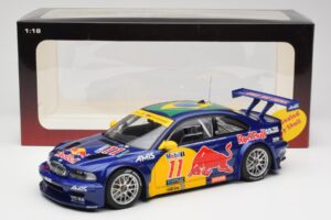 BMW M3 E46 GTR #11 Red Bull Interlagos 2005 AUTOart 1:18 80645 Kov – obrázok 6 z 6