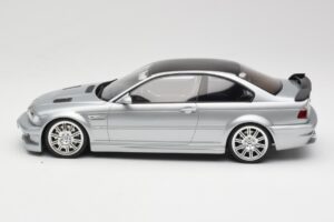 BMW M3 E46 GTR Strieborný Otto 1:18 OT1128 Živica – obrázok 3 z 6