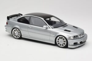 BMW M3 E46 GTR Strieborný Otto 1:18 OT1128 Živica – obrázok 4 z 6