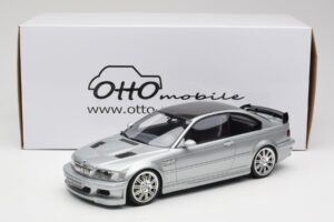 BMW M3 E46 GTR Strieborný Otto 1:18 OT1128 Živica – obrázok 6 z 6