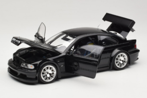 BMW M3 E46 GTR Street Čierny Minichamps 1:18 100012105 Kov – obrázok 2 z 8
