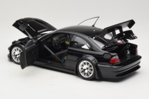 BMW M3 E46 GTR Street Čierny Minichamps 1:18 100012105 Kov – obrázok 5 z 8