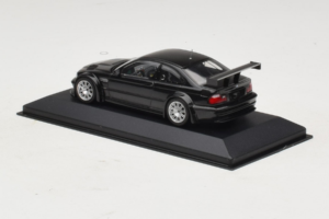 BMW M3 E46 GTR Street Čierny Minichamps 1:43 BMW020 Kov – obrázok 3 z 5