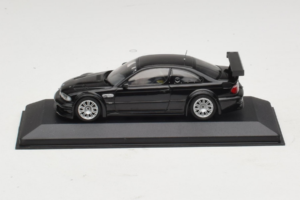 BMW M3 E46 GTR Street Čierny Minichamps 1:43 BMW020 Kov