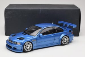 BMW M3 E46 GTR Street Modrý Minichamps 1:18 80430302540 Kov – obrázok 8 z 8