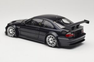 BMW M3 E46 GTR Street Carbon Black Minichamps 1:18 80430152552 Kov – obrázok 7 z 8