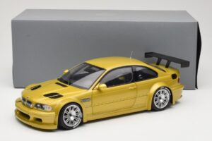 BMW M3 E46 GTR Street Phoenix Yellow Minichamps 1:18 80430309444 Kov – obrázok 8 z 8