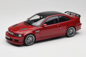 BMW M3 E46 GTR Street Červený Kyosho 1:18 08507R Kov