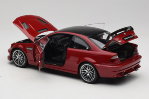 BMW M3 E46 GTR Street Červený Kyosho 1:18 08507R Kov – obrázok 5 z 8