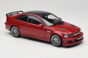 BMW M3 E46 GTR Street Červený Kyosho 1:18 08507R Kov – obrázok 6 z 8