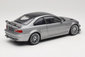 BMW M3 E46 GTR Street Strieborná Šedá Kyosho 1:18 08507S Kov – obrázok 3 z 8