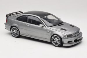 BMW M3 E46 GTR Street Strieborná Šedá Kyosho 1:18 08507S Kov – obrázok 6 z 8