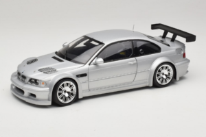 BMW M3 E46 GTR Street Strieborný Minichamps 1:18 100012100 Kov
