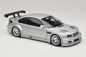 BMW M3 E46 GTR Street Strieborný Minichamps 1:18 100012100 Kov – obrázok 6 z 8
