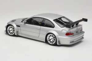 BMW M3 E46 GTR Street Strieborný Minichamps 1:18 100012100 Kov – obrázok 7 z 8