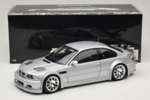 BMW M3 E46 GTR Street Strieborný Minichamps 1:18 100012100 Kov – obrázok 8 z 8