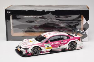 BMW M3 E92 DTM #16 BMW Team RMG A. Priaulx 2013 Minichamps 1:18 100132216 Kov – obrázok 8 z 8