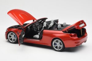 BMW M4 F83 Kabriolet Sakhir Oranžový Paragon 1:18 PA-97111 Kov – obrázok 5 z 8