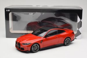 BMW M4 F82 Imola Red Metallic Minichamps 1:18 155020121 Kov – obrázok 6 z 6