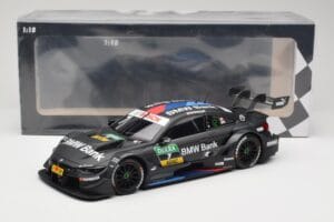 BMW M4 F82 #7 BMW Team RBM B. Spengler DTM 2018 Minichamps 1:18 155182807 Kov – obrázok 6 z 6