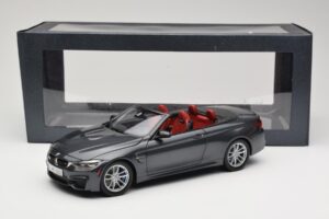 BMW M4 F83 Kabriolet Mineral Grey Paragon 1:18 80432339610 Kov – obrázok 8 z 8
