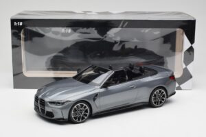 BMW M4 G82 Kabriolet Grey Metallic Minichamps 1:18 155021034 Kov – obrázok 6 z 6