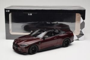 BMW M4 G83 Kabriolet Červený Metalíza Minichamps 1:18 155021032 Kov – obrázok 6 z 6