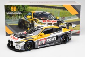 BMW M4 G82 GT3 Rowe Racing #98 ADAC 24 Hours Nürburgring 2022 Minichamps 1:18 113222098 Kov – obrázok 8 z 8
