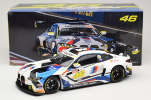 BMW M4 GT3 #46 V. Rossi / A. Farfus / M. Martin Team WRT 12 Hours of Bathurst 2023 Minichamps 1:18 113232146 Kov – obrázok 8 z 8