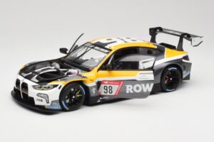BMW M4 GT3 #98 M. Wittmann / S. van der Linde Rowe Racing ADAC 24h Nurburgring 2023 Minichamps 1:18 113232098 Kov – obrázok 2 z 8