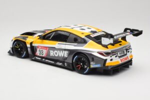BMW M4 GT3 #98 M. Wittmann / S. van der Linde Rowe Racing ADAC 24h Nurburgring 2023 Minichamps 1:18 113232098 Kov – obrázok 7 z 8