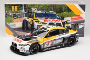 BMW M4 GT3 #98 M. Wittmann / S. van der Linde Rowe Racing ADAC 24h Nurburgring 2023 Minichamps 1:18 113232098 Kov – obrázok 8 z 8