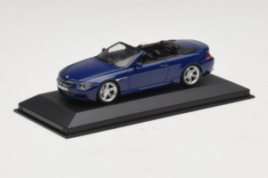 BMW M6 E64 Kabriolet Blue Metallic Minichamps 1:43 BMW017 Kov – obrázok 2 z 4