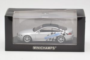BMW M6 E63 IAA Frankfurt Strieborný Minichamps 1:43 M6001 Kov – obrázok 4 z 4