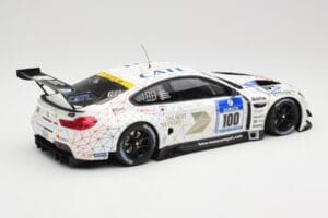 BMW M6 GT3 F13 #100 Schubert Motorsport J. Edwards / J. Klingmann 24h Nurburgring 2016 Minichamps 1:18 155162611 Kov – obrázok 2 z 6