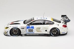 BMW M6 GT3 F13 #100 Schubert Motorsport J. Edwards / J. Klingmann 24h Nurburgring 2016 Minichamps 1:18 155162611 Kov – obrázok 3 z 6