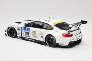 BMW M6 GT3 F13 #100 Schubert Motorsport J. Edwards / J. Klingmann 24h Nurburgring 2016 Minichamps 1:18 155162611 Kov – obrázok 5 z 6