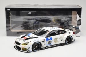 BMW M6 GT3 F13 #100 Schubert Motorsport J. Edwards / J. Klingmann 24h Nurburgring 2016 Minichamps 1:18 155162611 Kov – obrázok 6 z 6