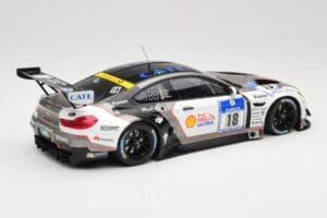BMW M6 GT3 F13 #18 Schubert Motorsport A. Farfus / J. Krohn 24h Nurburgring 2016 Minichamps 1:18 155162618 Kov – obrázok 2 z 6