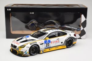 BMW M6 GT3 F13 #23 Rowe Racing A. Sims / P. Eng 24h Nurburgring 2016 Minichamps 1:18 155162623 Kov – obrázok 6 z 6