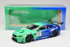 BMW M6 GT3 F13 #3 Falken Motorsports P. Düsseldorf / J. Müller VLN Winner Heat 4 2017 Minichamps 1:18 153172693 Kov – obrázok 6 z 6