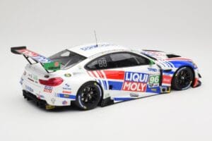 BMW M6 GT3 F13 #96 Turner Motorsport B. Auberlen / R. Foley Class Winner Petit Le Mans 2019 Minichamps 1:18 153192696 Kov – obrázok 2 z 6
