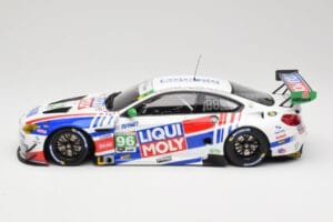 BMW M6 GT3 F13 #96 Turner Motorsport B. Auberlen / R. Foley Class Winner Petit Le Mans 2019 Minichamps 1:18 153192696 Kov – obrázok 3 z 6