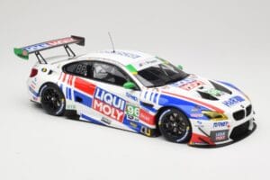 BMW M6 GT3 F13 #96 Turner Motorsport B. Auberlen / R. Foley Class Winner Petit Le Mans 2019 Minichamps 1:18 153192696 Kov – obrázok 4 z 6